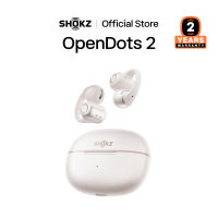 Shokz OpenDots 2 E320 Open-ear clip earbuds | Upgraded sound Dolbly rich bass| Airy light all-day comfort | Clear calls with noise cancelling mics | Seamless 2-device switch | Less sound leak | IP57 against sweat and rain | 2 year warranty