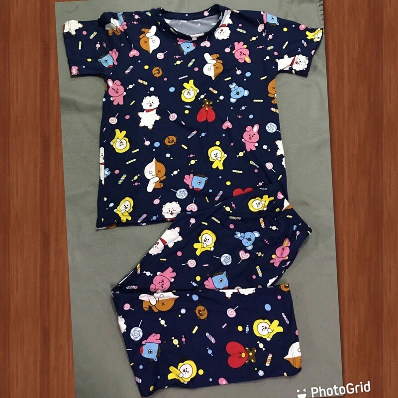 Adult Cotton Spandex Shorts Fabric Sleepwear Terno Set for Woman Quezon City - Philippines Buy 