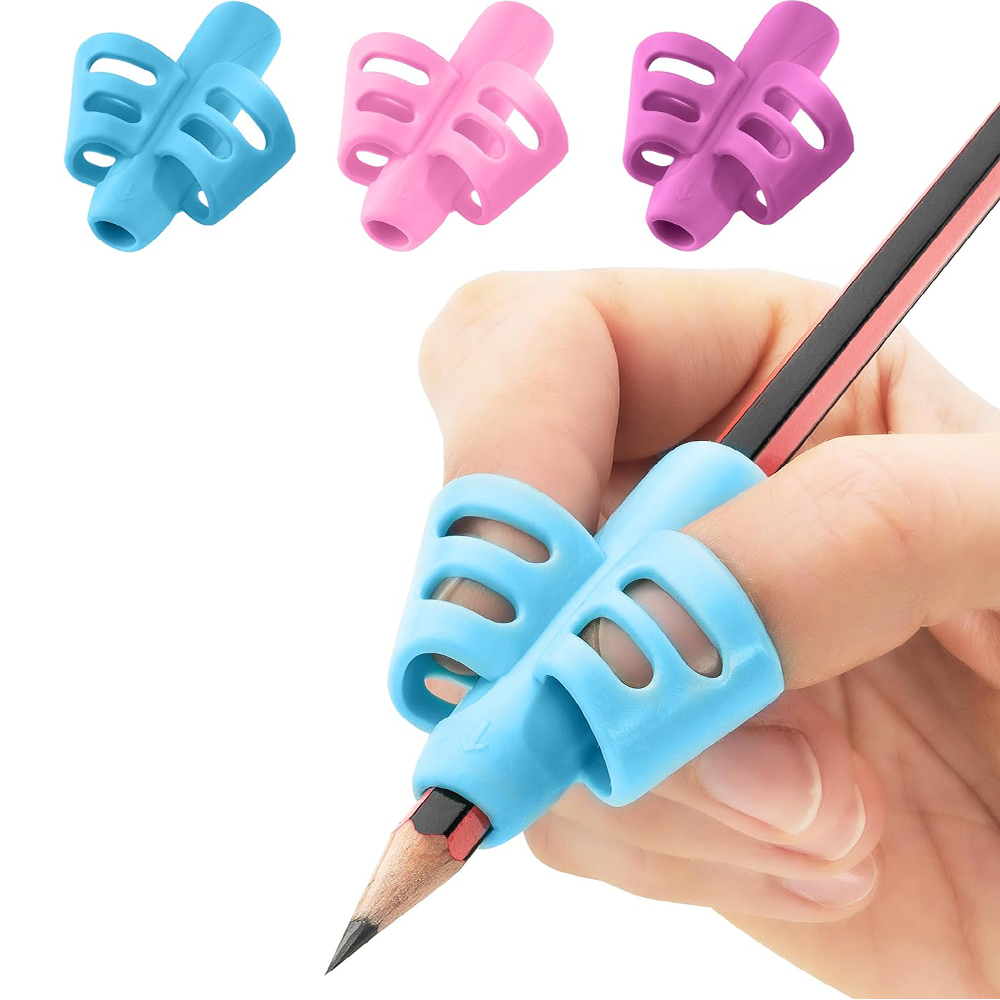 Buy 2 Take 1 Pencil Grips for Kids Handwriting Pencil Grippers Pencil Writing Aid Grip Posture Correction Tool for Kids Toddler Children Special Needs