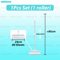 WeHome Sticky Lint Roller 24cm Wide Pet Hair Remover Cat & Dog Hair Remover Lint Remover for Laundry Clothes Furniture Carpet