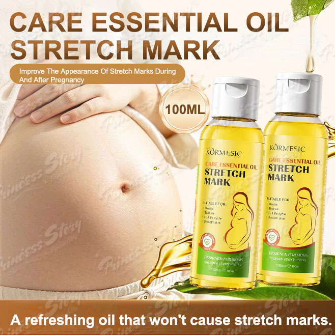 Stretch Mark Care Essential Oil for Scar and Stretch Mark Remover Skin Treatment Soothing Oil 100ml