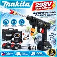 [COD] Japan Makita High Presure Water Spray Gun Car Wash Portable Electric Sale Heavy Duty Lithium Battery 48v/68v/88v/128v/168v Rechargable Car Wash Water Gun High Presure
