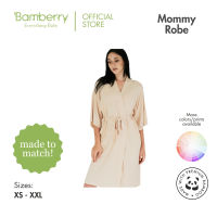 Bamberry Mommy Robe Sand Bamboo Fabric