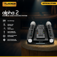 Platinum Karaoke Alpha 2 4K Wireless Mic Premium Karaoke Player with Digital and Android TV