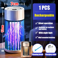100X Electric Mosquito Killer Lamp Rechargeable USB Plug In Bug Zapper Fly Insect Trap Indoor Home Mosquito Catcher