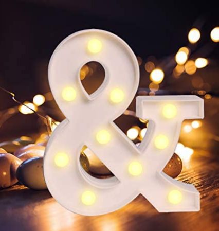 0-9 LED Number Sign party decor partyneeds party supplies