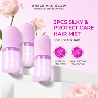 Grace and Glow Silky & Protect Care Hair Mist Spray - Hairmist Perfume Vitamin with Olive Oil Haircare with Luxurious Scent