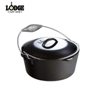 Lodge Cast Iron Dutch Oven With Bail 5 Quart