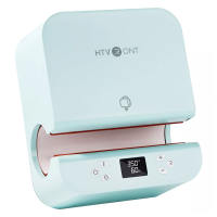 HTVRONT Tumbler Heat Press 2.9-3.2 Inch for Mugs Cups Glasses Even Heat Vivid Sublimation Beginners Crafters DIY Crafts