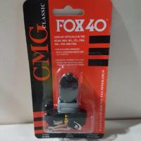 Fox 40 Whistle Black with Lanyard and Mouth Grip