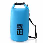 Ocean Pack Portable Barrel-Shaped Waterproof Dry Bag 10L