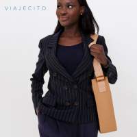 Viajecito MNL Tote - Tan | Silicone Water-Proof Tote Bag for Women 100% Vegan Bag Sling bag for woman Laptop Bag for Men