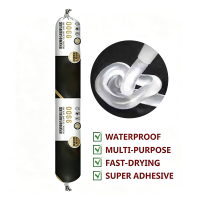 CBLUE 590ml Silicone Sealant Waterproof Adhesive Highly Elastic Used for Windows Doors and Facades