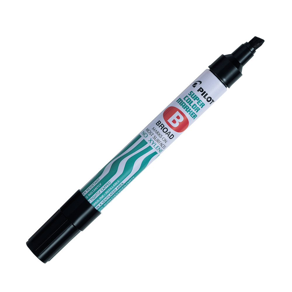 Pilot Super Color Permanent Marker Broad Black