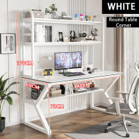 Computer Desk Study Table with Bookshelf 80/100/120/140cm Home Office Desk Gaming Table Student Desk Large sized table frame