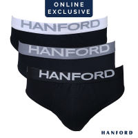 Hanford Men Regular Cotton Briefs OG Prime Pax - Assorted (3in1 Pack) S-4X Big Plus Size