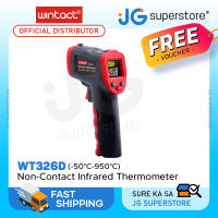 Wintact by Benetech WT326 Non-Contact Infrared Thermometer Digital Thermal Scanner (-50&degC - 400&deg / 600&deg / 800&deg / 950&degC) with Triple-A (AAA) Battery Included LCD Display for Hot Hazardous Objects Body &amp Forehead Temperature Check