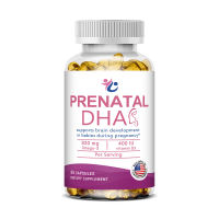 Didacat Prenatal DHA Unflavored - 90 Soft Gels - 830 mg Omega-3 + 400 IU Vitamin D3 - Supports Brain Development in Babies During Pregnancy & Lactation - Non-GMO