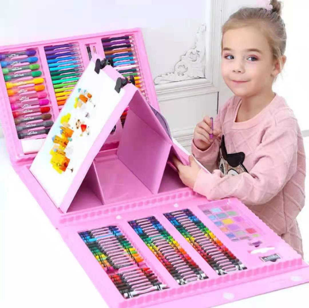 208 PCS Kids Super Mega ART Coloring Set art pen set