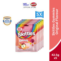 SKITTLES® Gummies Colorful Fruit Sachet 42.5G (Bundle of 5) | Assorted Candies