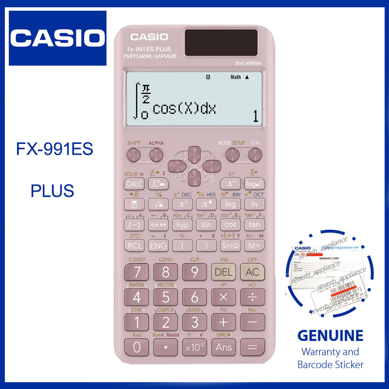 Casio Scientific Calculator fx-570ES Plus 2nd Edition Applicable to Entrance Examination Stationery