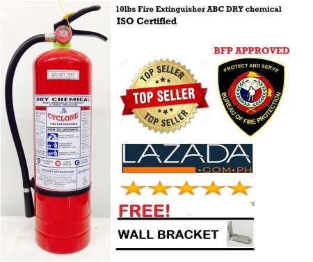Cyclone Fire Extinguisher 10lbs Abc Dry Chemical