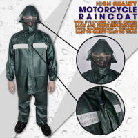 High Quality Motorcycle Waterproof Rain Coat Upgraded Soft Breathable Raincoat with Eye and Neck Cover Front and Back Reflectorized Raincoat Durable 100% Waterproof Double Sided