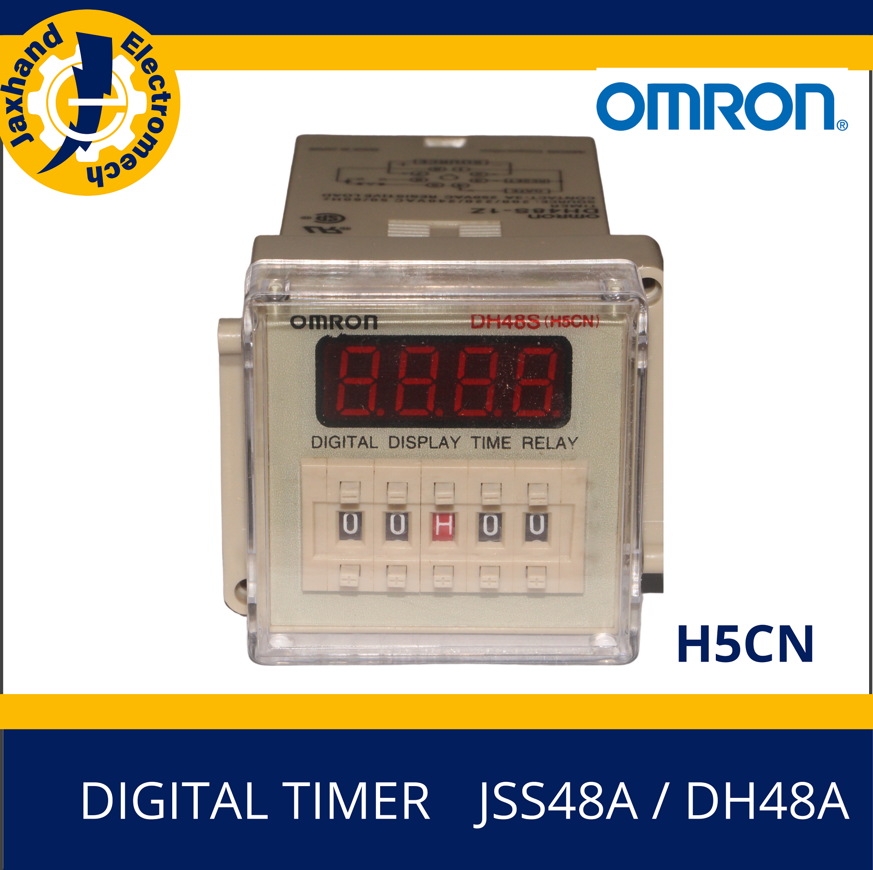 Omron Time Delay Relay Digital Timer DH48S1Z 3A 250VAC Resistive Load