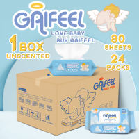 GAIFEEL Baby Wipes Wet Wipes for Baby 80pcs x 24 Packs(1920pcs)