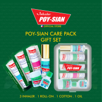 Poy-Sian Care Pack Gift Set - (3 Inhalers 1 Roll-on 1 Cotton 1 Oil Liniment)