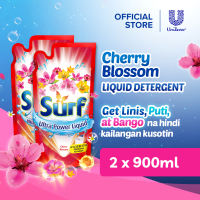 [BUNDLE OF 2] Surf Cherry Blossom Laundry Liquid Detergent 900ML
