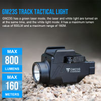 TrustFire GM23S Flashlight 800lm LED Tactical Flashlight na may Quick Release at Nababakas na USB Fast Charging