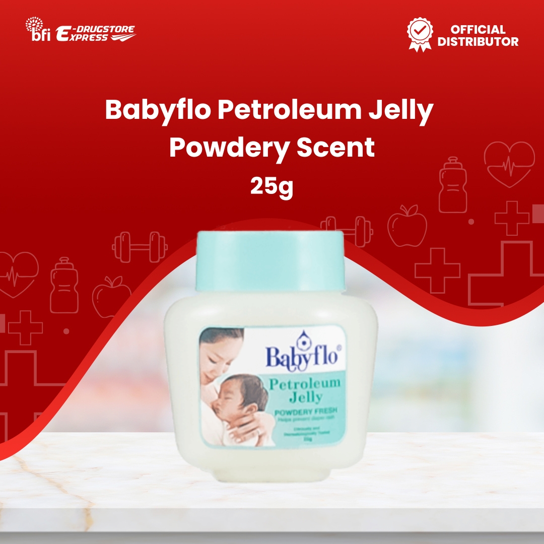 Babyflo Petroleum Jelly Powdery Scent 25g