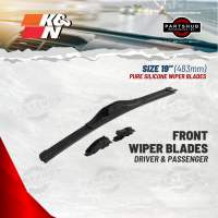 K&N PURE SILICONE WIPER BLADES (FRONT)