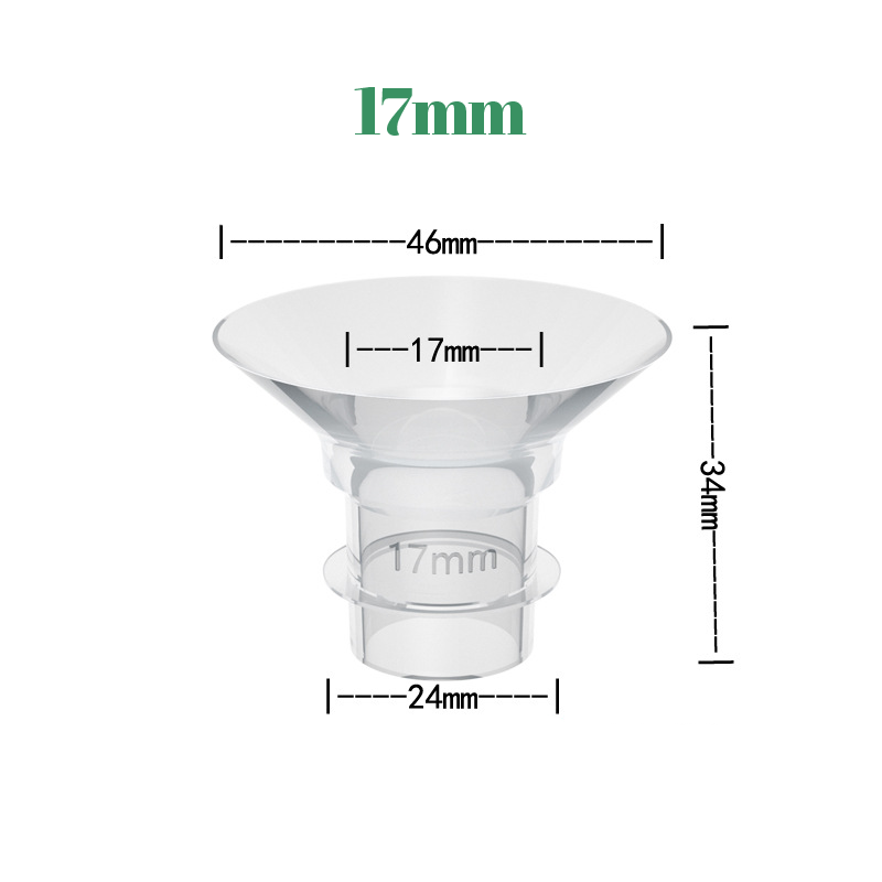 Breast Pump Flange Inserts 13/15/17/19/21mm Suitable for 24mm Shields/Flanges Reduce 24mm Tunnel Down to Correct Size