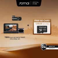 70mai T800 Dash Cam Built-in 256GB SD Card 4K UHD 5G WiFi Smart Car Recorder Night Owl Night Vision 24H Parking Monitor
