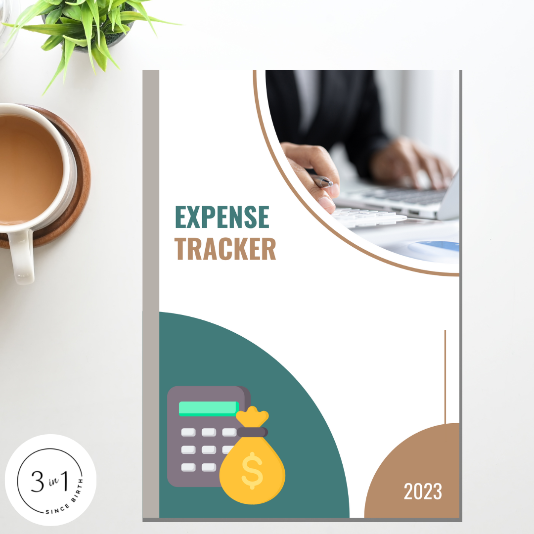 Expense Tracker Notebook – Daily Budget Planner Finance Log Book for Income & Spending