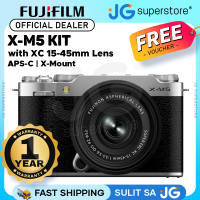 FUJIFILM X-M5 Body with XC 15-45mm f/3.5-5.6 OIS PZ FUJINON Autofocus Lens - Mirrorless Camera Kit | 26.1MP APS-C X-Trans 4 CMOS Sensor X-Processor 5 6.2K/30fps Video AI-Driven Subject Detection & Digital Image Stabilization | JG Superstore