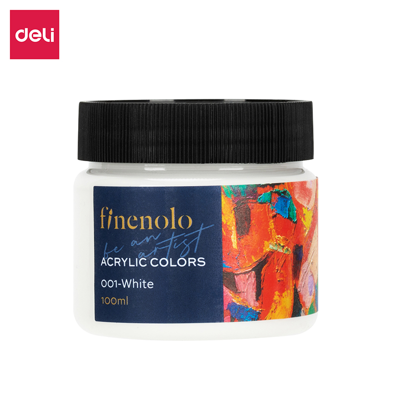 Deli 14 Colors Acrylic Painting Set 100ml/Bottle Art Acrylic Color School Supplies EC17