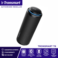 Tronsmart T8 40W Portable Outdoor Bluetooth Speaker 360 Immersive Sound 18H Play Time IPX7 Waterproof LED Lights
