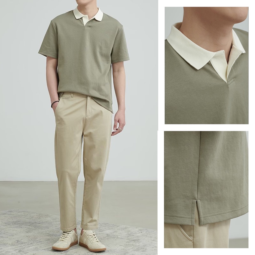 Polo shirt and outlet khaki pants