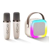 K12 Mini Karaoke Wireless Audio Speaker Bluetooth Microphone Portable Home KTV With 1 Microphone