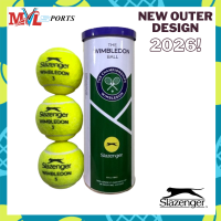 SLAZENGER WIMBLEDON ULTRA VIS TENNIS BALLS BRAND NEW OUTER DESIGN 2024 1 CAN