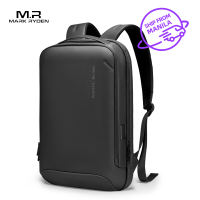 MARK RYDEN 15.6inch Laptop Backpack Men Water Repellent Business Backpack with USB Charging Port Back Pack MR9008