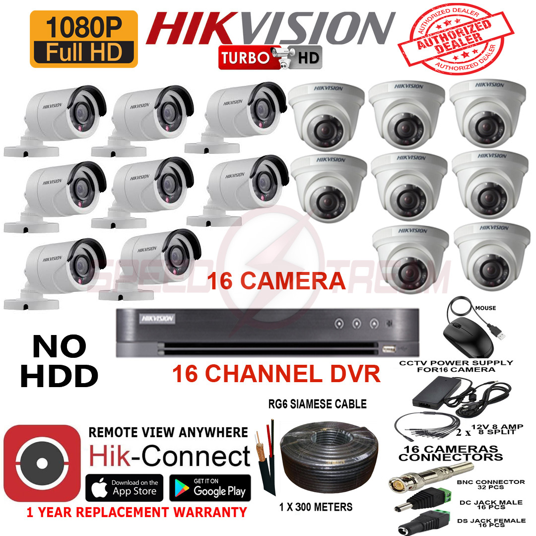 hikvision 16 camera dvr