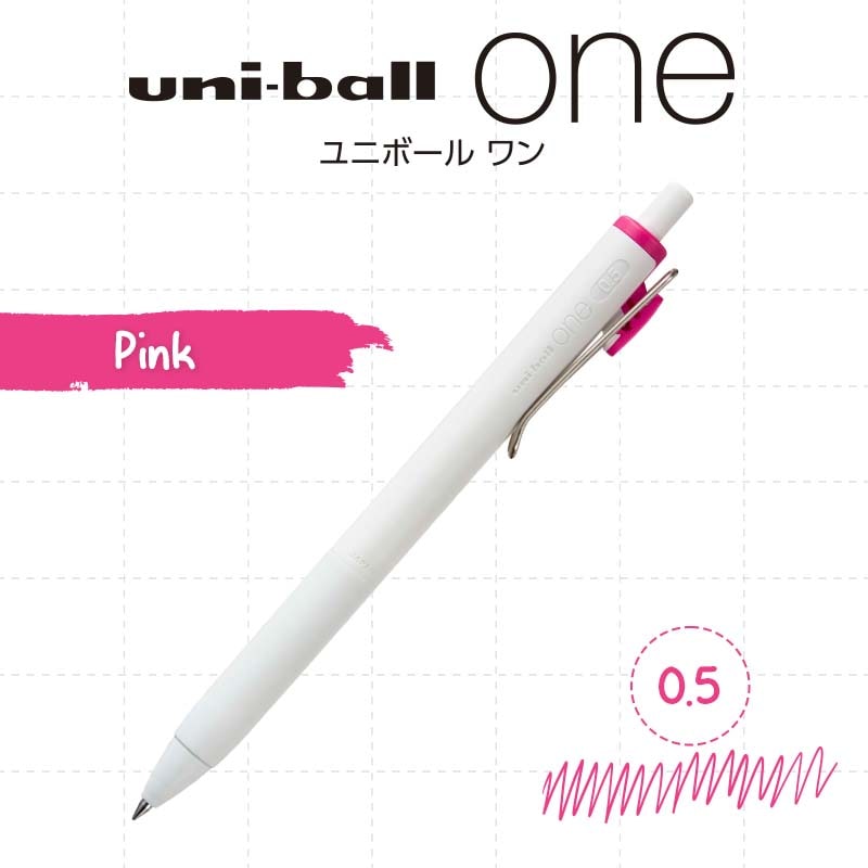 UMN-S 0.5 Uni-ball One – Vivid & Smooth Gel Pen for Bold Writing