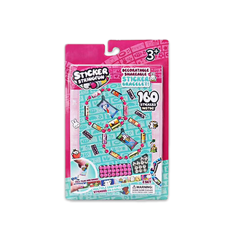 Sticky Rolls Bracelet Craft Set Sticker Bracelet for Kids Wearable Shareable Toy