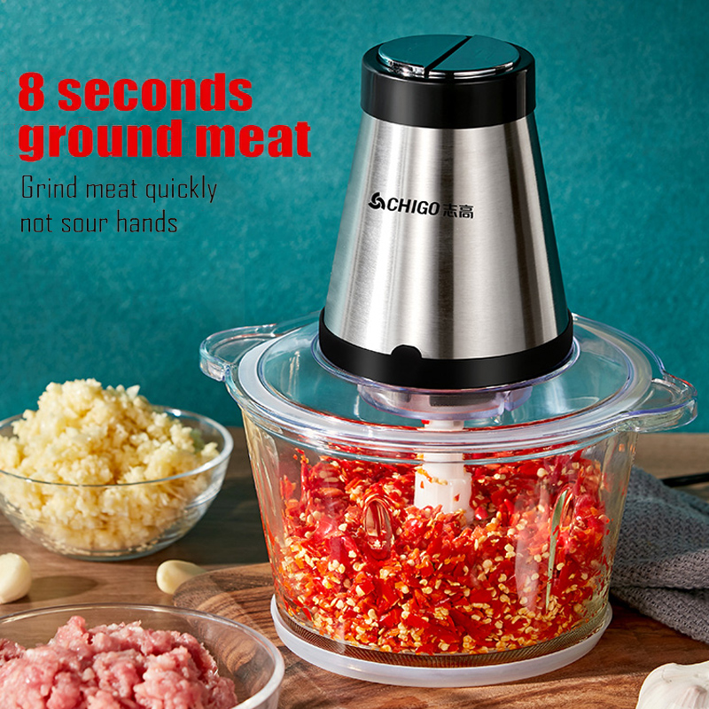 ZHIGO 300W Electric meat grinder Meat blender chopper meat grinder