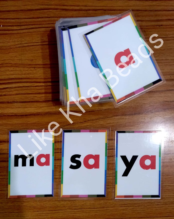 80 pcs. Laminated Flash cards ABAKADA 80 pcs. Laminated Flashcards