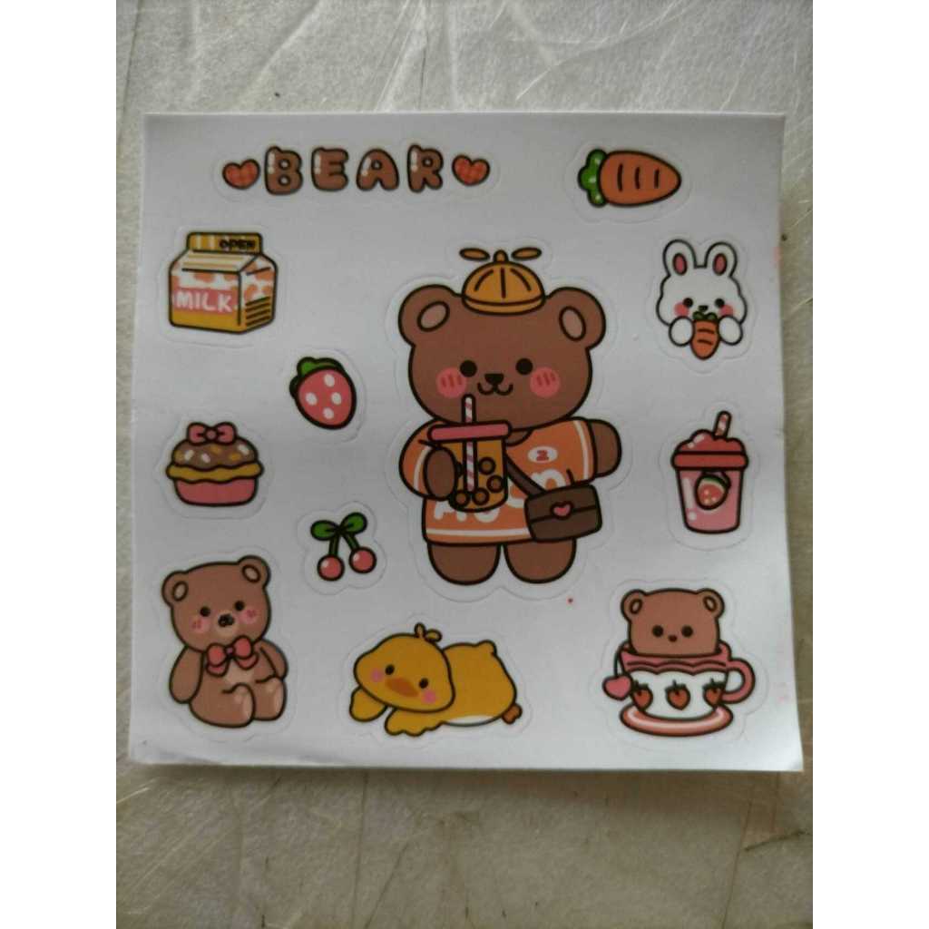 Decorative Assorted Cartoon Stickers for Power Bank and Laptop